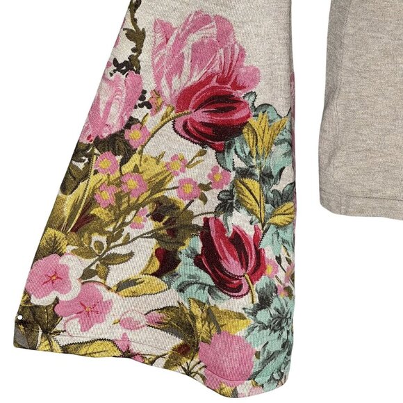 Philosophy Republic Clothing Womens M Floral Bell Sleeve Sweater Top Fairycore - Picture 5 of 15